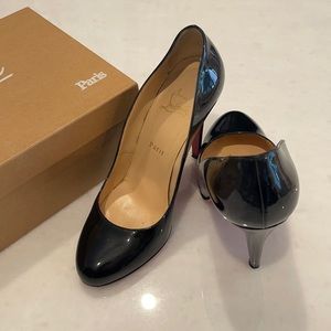 Louboutin Black Patent 100 - 39.5